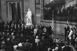 Signing ceremony for the Voting Rights Act