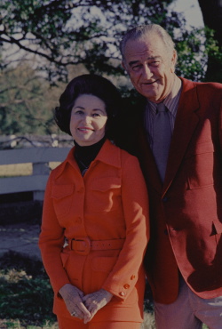 Portrait of Lyndon B. Johnson and Lady Bird Johnson